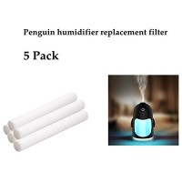 Walkas 5-Pack Humidifier Replacement Filter for Mini Portable USB Humidifier (Penguin Cotton Filter) - B078VT5WJ4